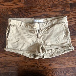 Khaki Abercrombie & Fitch Shorts